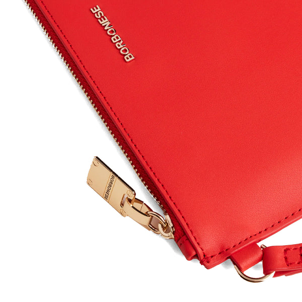 Borbonese - Busta in pelle Cherry - 920103AB6 - CHERRY