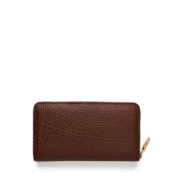 Borbonese - Portafoglio Zip Around in pelle Brul�� - 920231AV9 - BRULE'