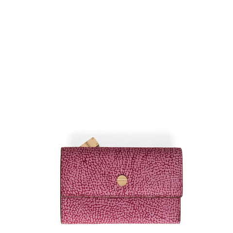 Borbonese - Portafoglio Medium RFID in camoscio Amarone - 920057684 - AMARONE