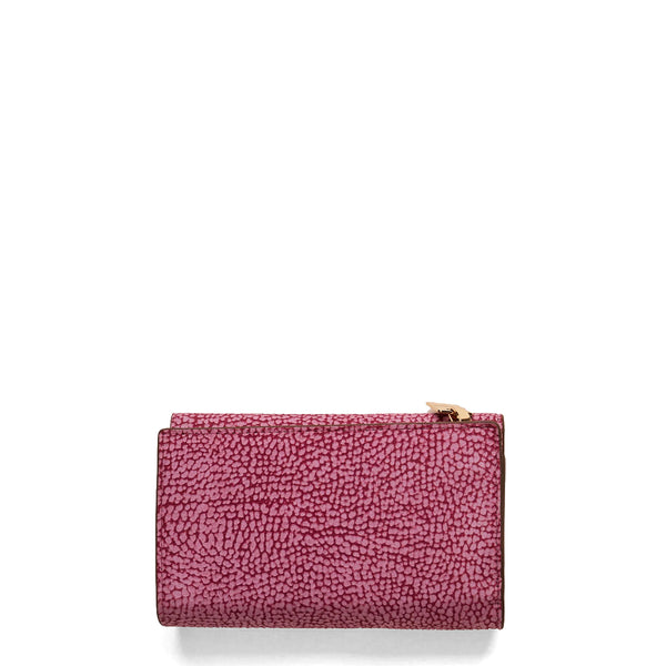 Borbonese - Portafoglio Medium RFID in camoscio Amarone - 920057684 - AMARONE