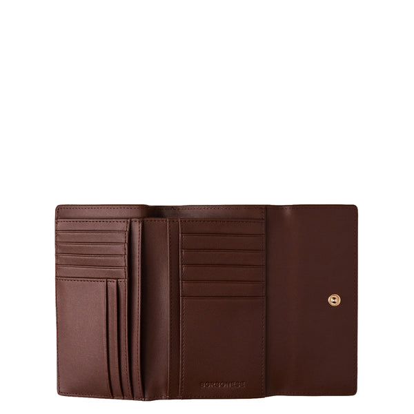 Borbonese - Portafoglio Medium RFID in camoscio Amarone - 920057684 - AMARONE