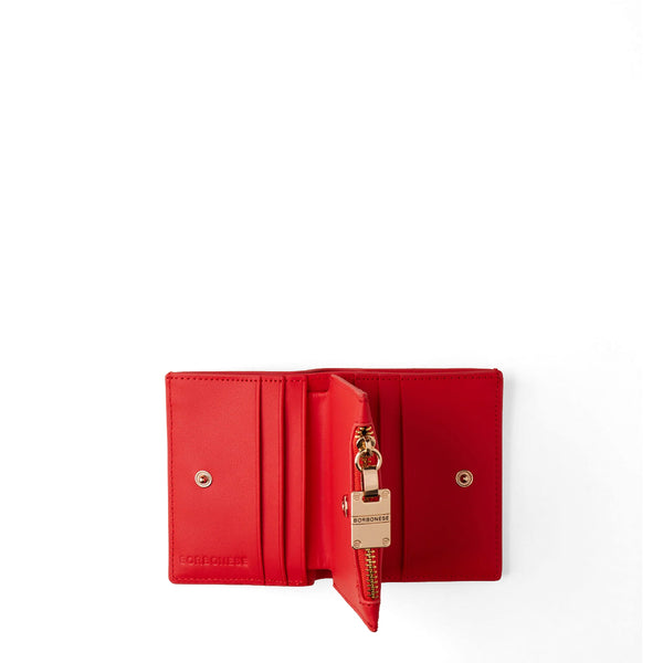 Borbonese - Portafoglio Small in pelle Cherry - 920104AB6 - CHERRY