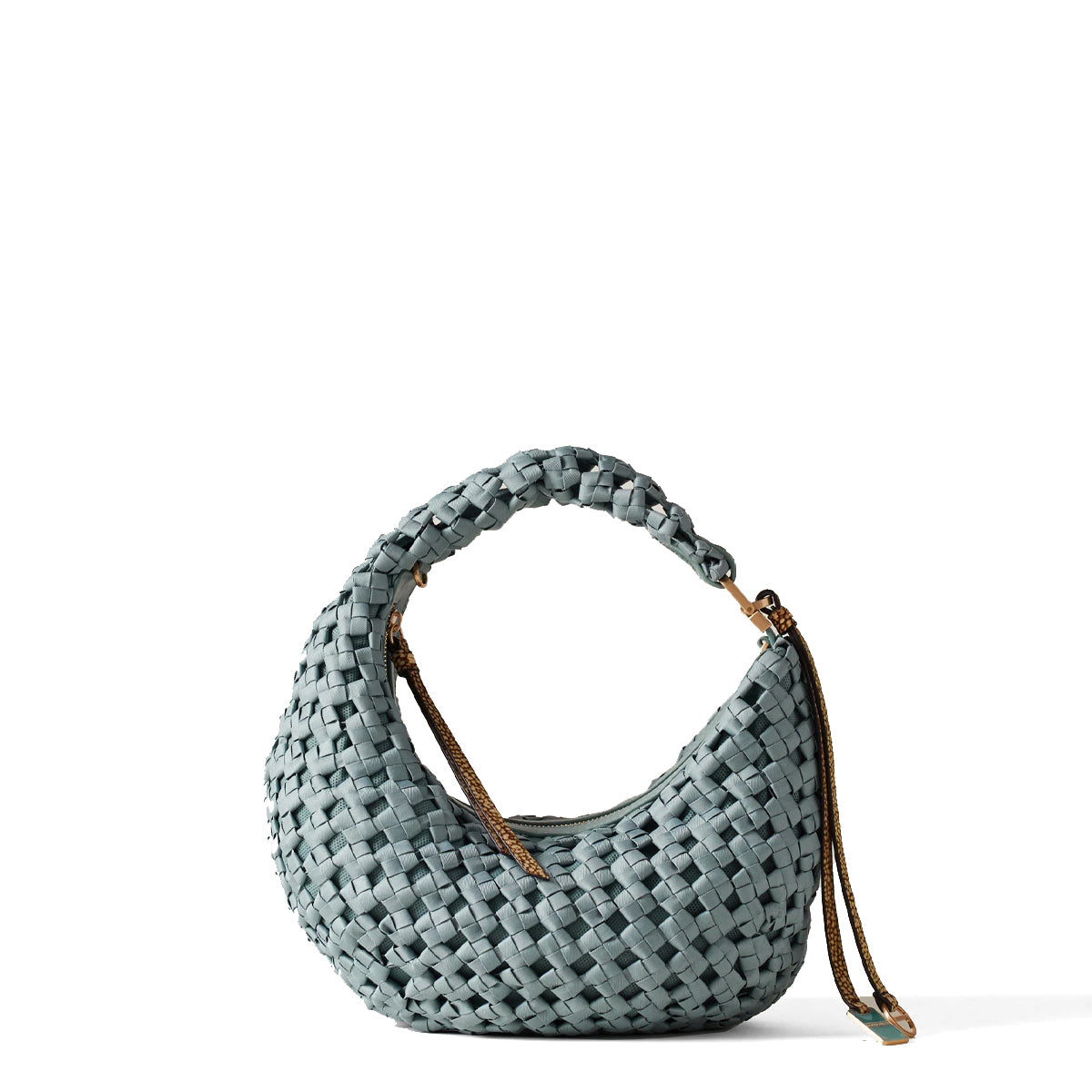 Borbonese - Mini Hobo Bag La Nido Edera OP Naturale - 924826AZ1 - EDERA/OP/NATURALE