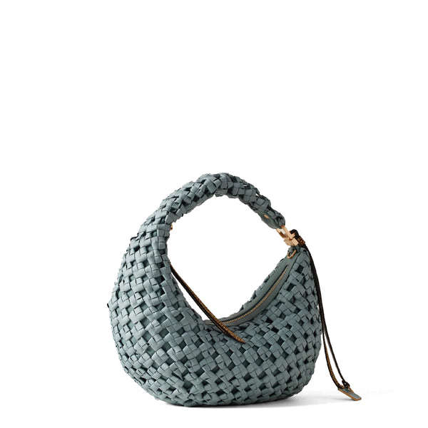 Borbonese - Mini Hobo Bag La Nido Edera OP Naturale - 924826AZ1 - EDERA/OP/NATURALE