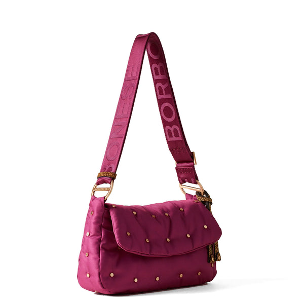 Borbonese - Borsa a tracolla Colette Amarone OP Naturale - 933328AZ1 - AMARONE/OP/NATURALE