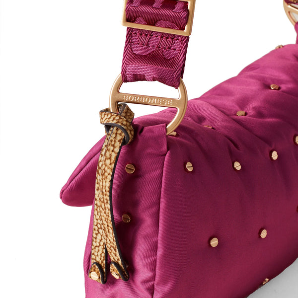 Borbonese - Borsa a tracolla Colette Amarone OP Naturale - 933328AZ1 - AMARONE/OP/NATURALE