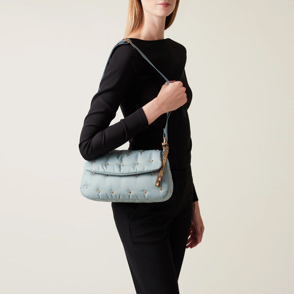 Borbonese - Borsa a tracolla Colette Edera OP Naturale - 933328AZ1 - EDERA/OP/NATURALE