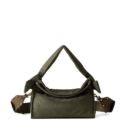 Borbonese - Sottospalla Hobo Lover Small Verde Militare - 933491I15 - VERDE/MILITARE