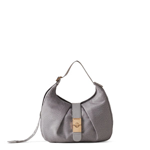 Borbonese - Hobo Bag Cortina Small Cloud - 923937I15 - CLOUD