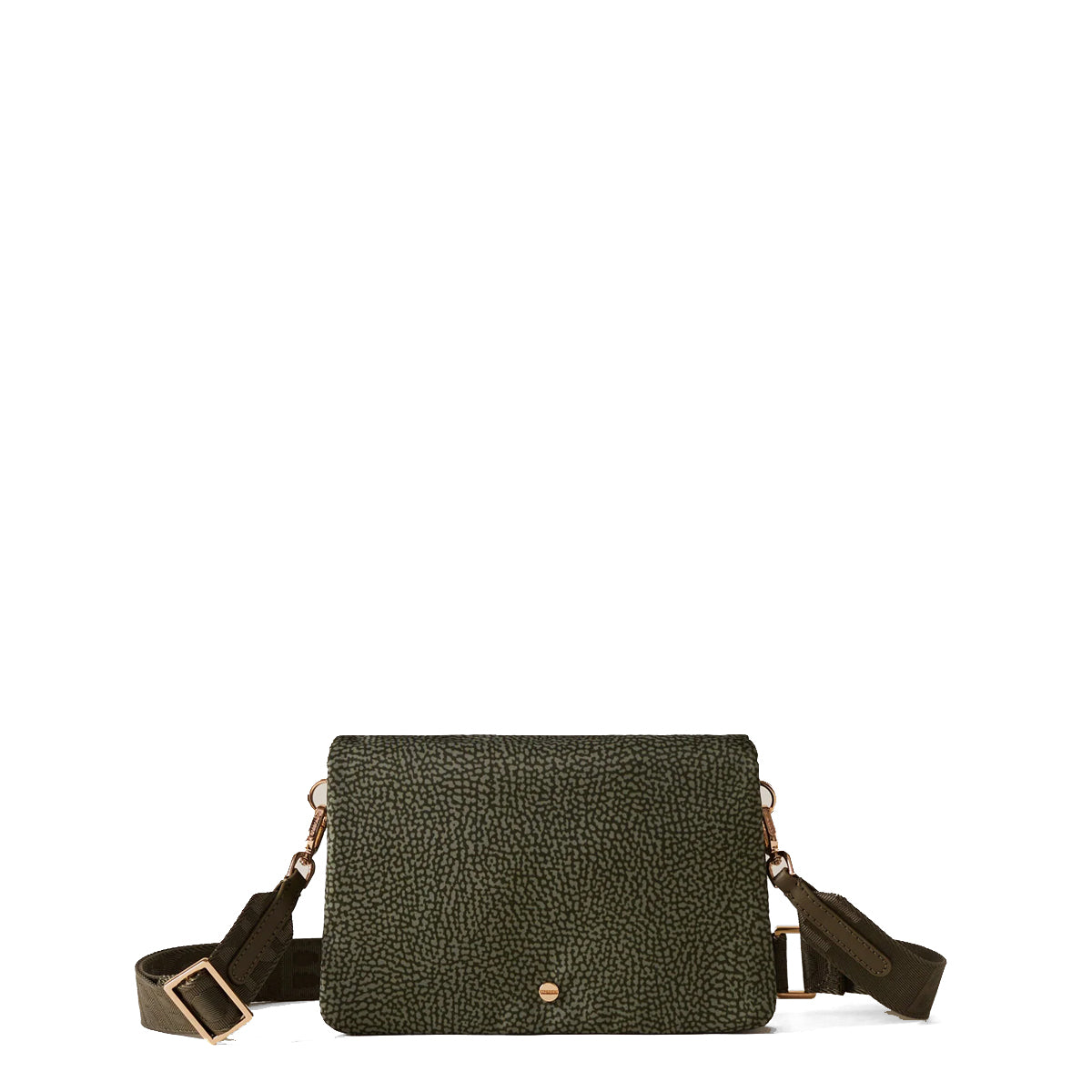 Borbonese - Mini Borsa a tracolla Verde Militare - 920063I15 - VERDE/MILITARE