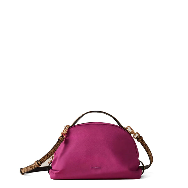 Borbonese - Bauletto Sexy Bag Small Amarone OP Naturale - 923329AZ1 - AMARONE/OP/NATURALE