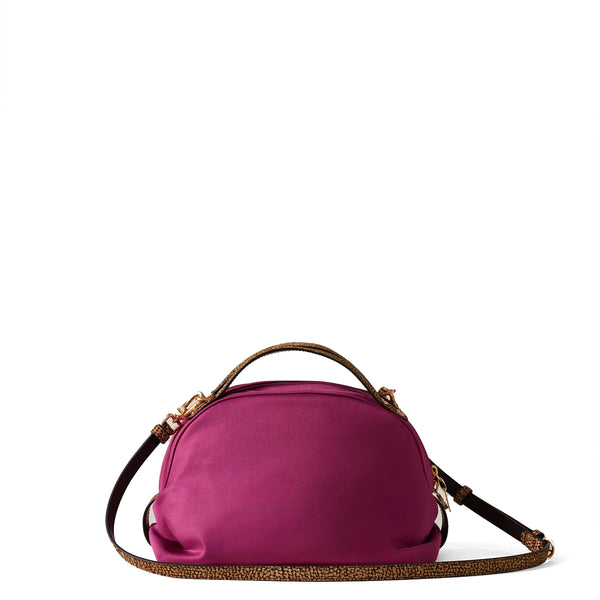 Borbonese - Bauletto Sexy Bag Small Amarone OP Naturale - 923329AZ1 - AMARONE/OP/NATURALE