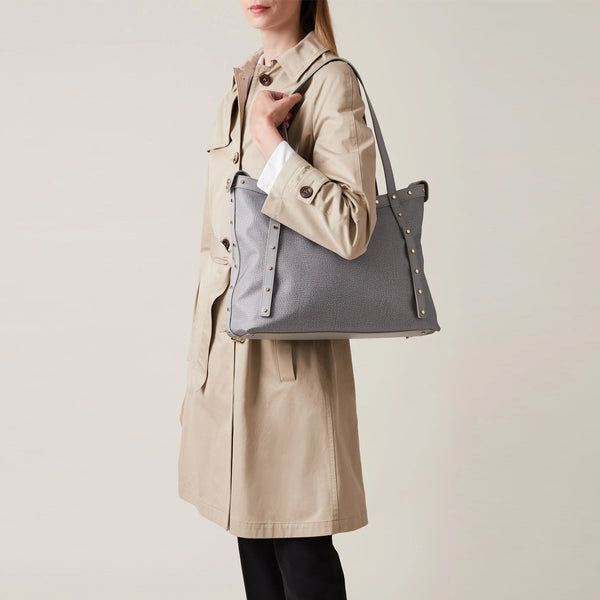 Borbonese - Shopper Large Cloud - 933256I15 - CLOUD