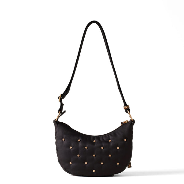 Borbonese - Mini Borsa Luna Bag Colette Nero OP Naturale - 933330AZ1 - NERO/OP/NATURALE