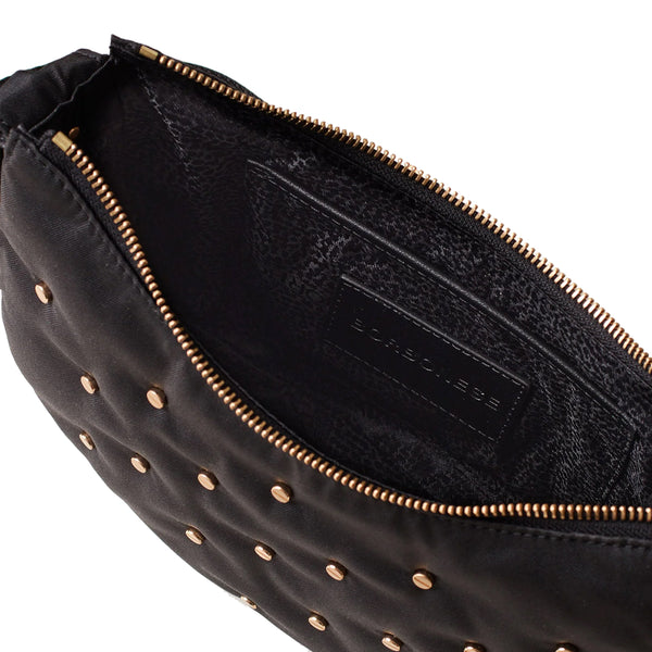Borbonese - Mini Borsa Luna Bag Colette Nero OP Naturale - 933330AZ1 - NERO/OP/NATURALE