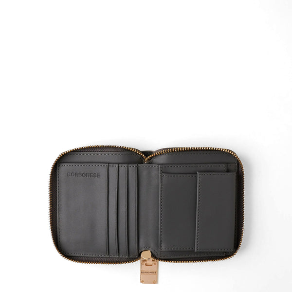 Borbonese - Portafoglio Medium RFID Clay Gray - 920055AN0 - CLAY/GREY