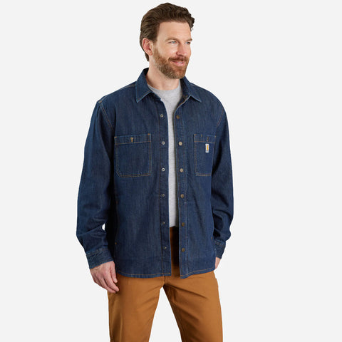 Carhartt - Camicia di jeans Denim Fleece Glacier - 105605 - GLACIER