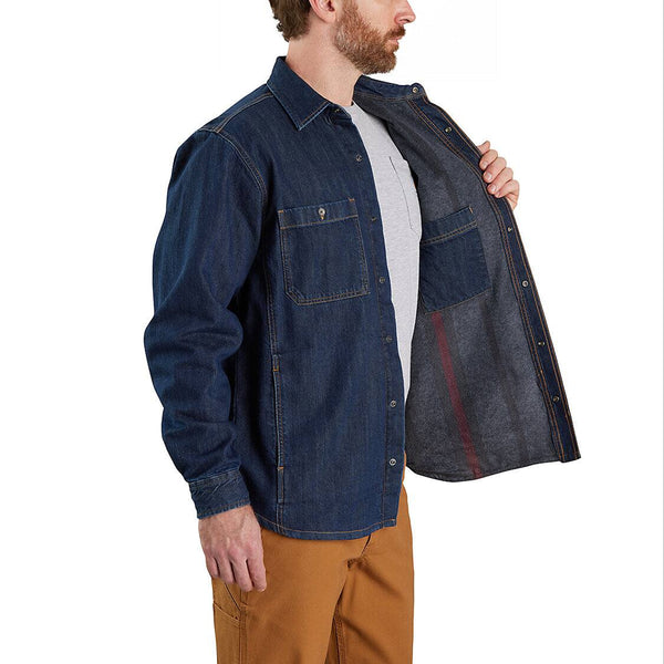 Carhartt - Camicia di jeans Denim Fleece Glacier - 105605 - GLACIER