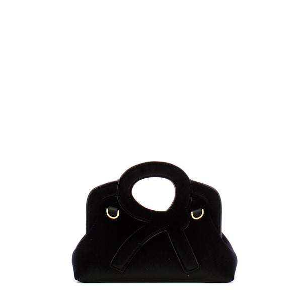 Roberta Di Camerino - R Mini Bag Black - RB2250624 - BLACK