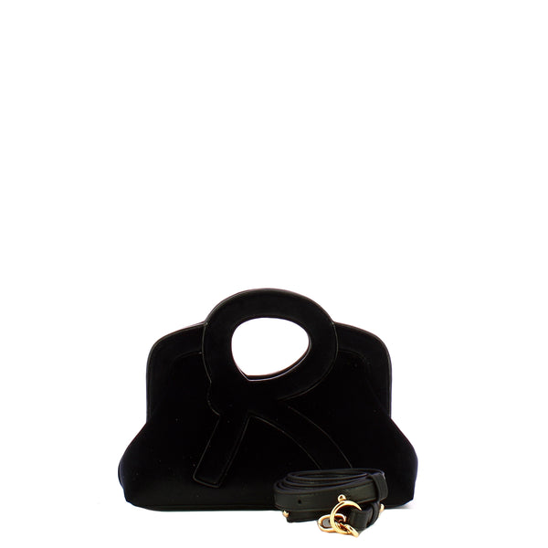 Roberta Di Camerino - R Mini Bag Black - RB2250624 - BLACK