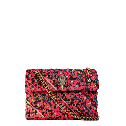 Kurt Geiger - Kensington Bag Red Combination Mini Crossbody Bag - 3582255189 - RED/COMB
