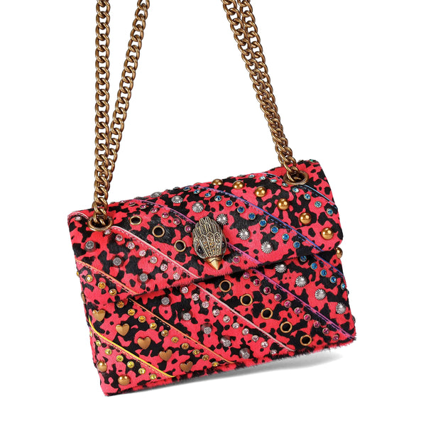 Kurt Geiger - Kensington Bag Red Combination Mini Crossbody Bag - 3582255189 - RED/COMB