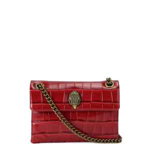 Kurt Geiger - Kensington Bag Red Croc Mini Crossbody Bag - 4372850419 - RED/CROC