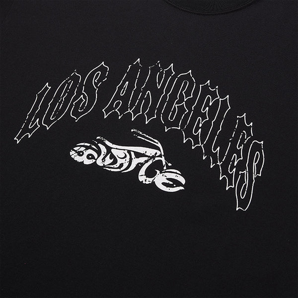 XLARGE - Maglia Motorcycle Layered Black - 201253011011 - BLACK