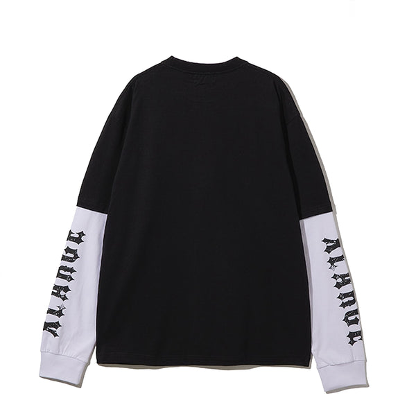XLARGE - Maglia Motorcycle Layered Black - 201253011011 - BLACK