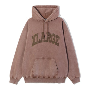 XLARGE - Felpa Dyed Collage Logo Brown - 201253012009 - BROWN