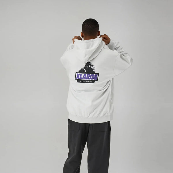 XLARGE - Felpa Slanted OG Zip Grey - 201253012011 - GREY