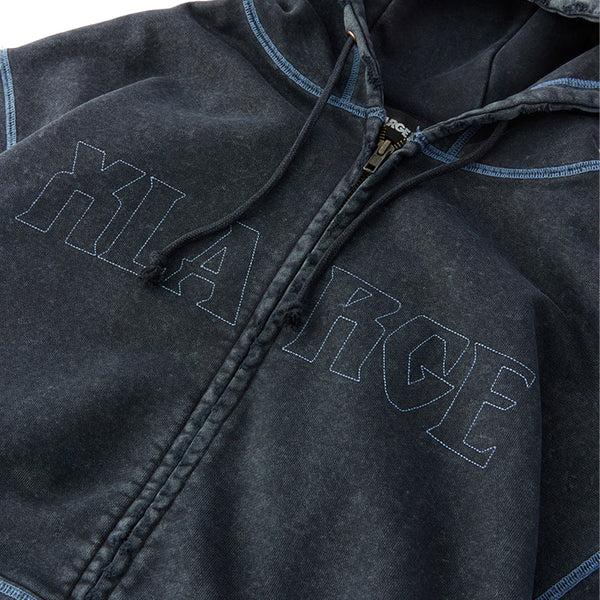 XLARGE - Felpa Stitched Full Zip Black - 201253012015 - BLACK