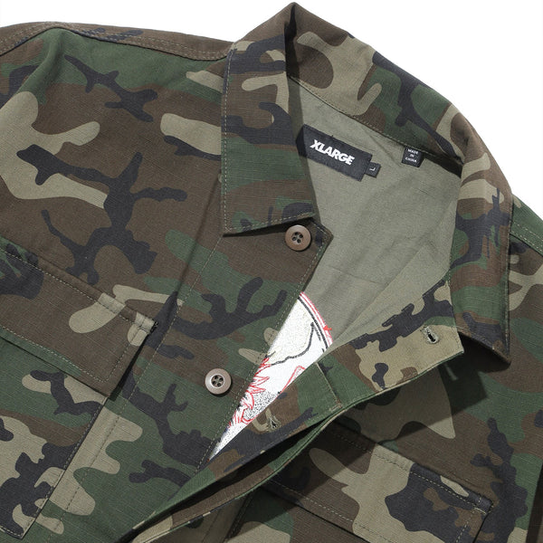 XLARGE - Camicia Military Camo - 201253014005 - CAMO