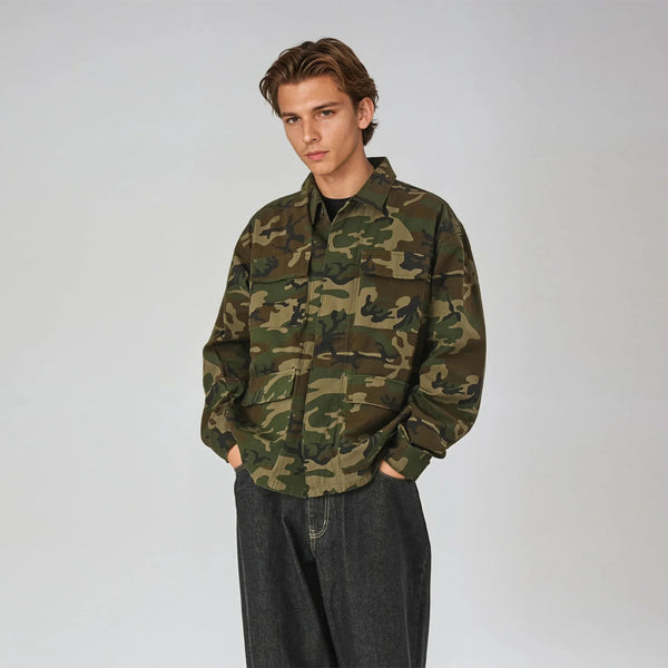 XLARGE - Camicia Military Camo - 201253014005 - CAMO