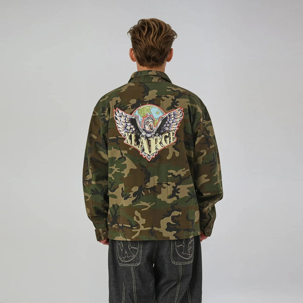 XLARGE - Camicia Military Camo - 201253014005 - CAMO