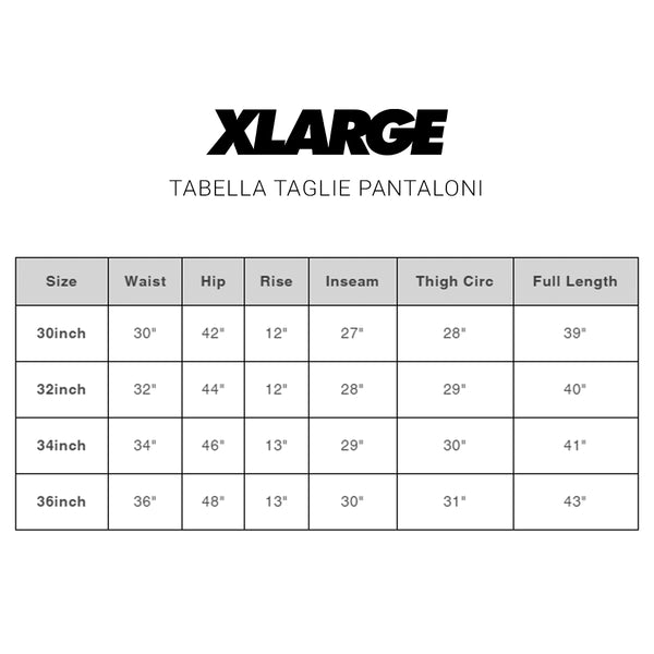 XLARGE - Pantaloni in denim con ricami Black - 201253031006 - BLACK