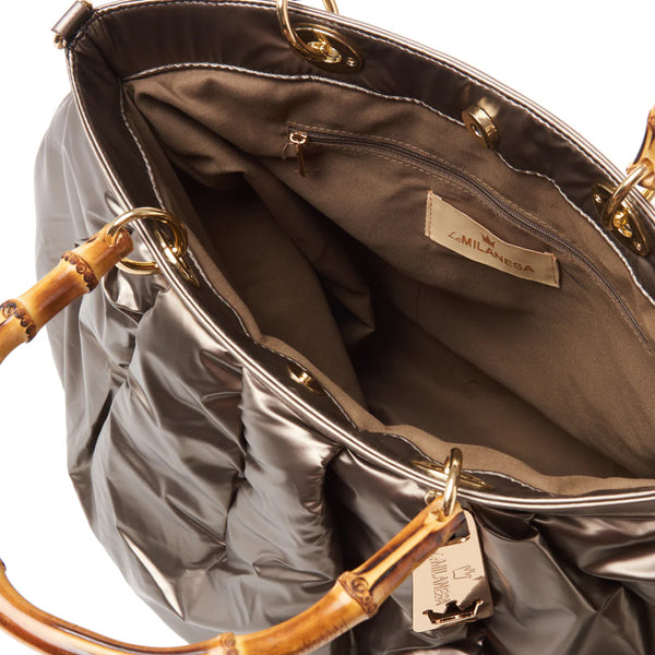 La Milanesa - Giorgia Bronzo Handbag - GI25 - BRONZO