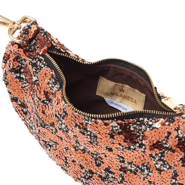 La Milanesa - Diana Pailettes Mini Hobo Bag - DI25 - PAILETTES