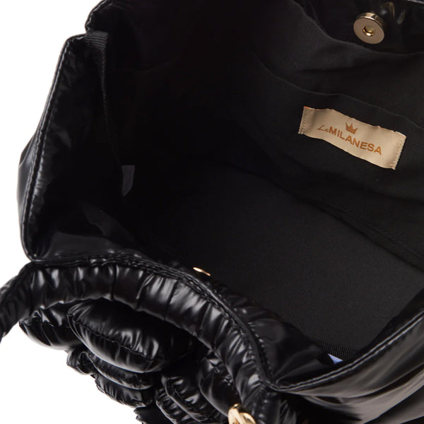 La Milanesa - Irene Nero Handbag - IR25 - NERO