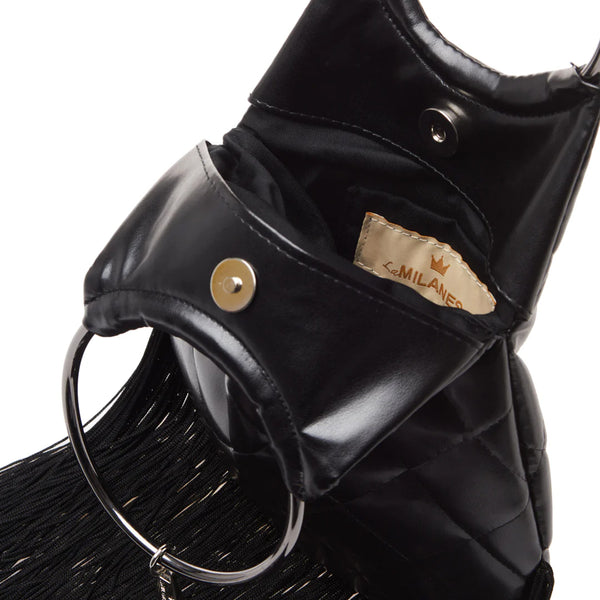 La Milanesa - Marzia Nero Handbag - MAZ25 - NERO