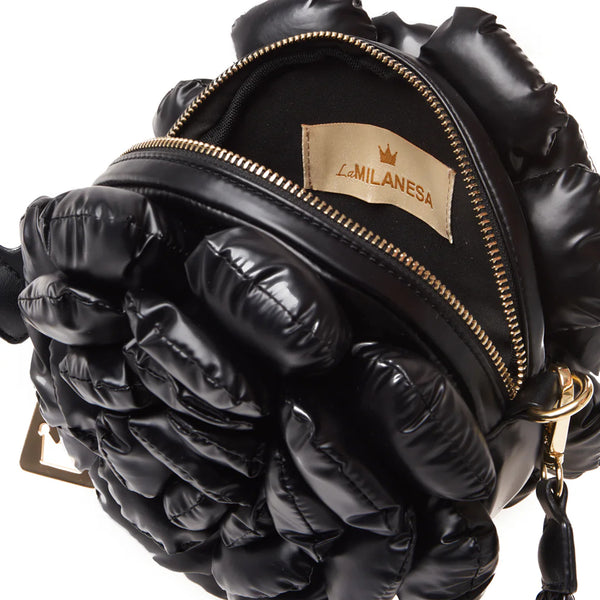 La Milanesa - Miriam Nero Shoulder Bag - MI25N - NERO