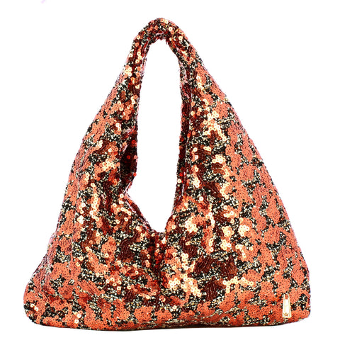 La Milanesa - Rita Pailettes Medium Hobo Bag - RIM25PL - PAILETTES