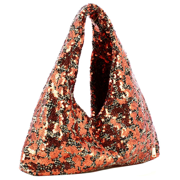 La Milanesa - Rita Pailettes Medium Hobo Bag - RIM25PL - PAILETTES