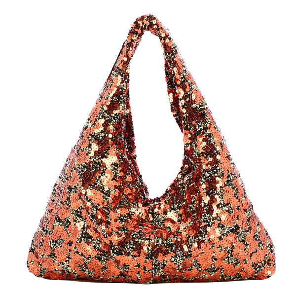 La Milanesa - Rita Pailettes Medium Hobo Bag - RIM25PL - PAILETTES