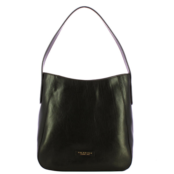 The Bridge - Hobo bag Maddalena - 44162101 - NERO/ABB./ORO