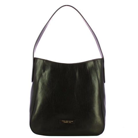 The Bridge - Hobo bag Maddalena - 44162101 - NERO/ABB./ORO
