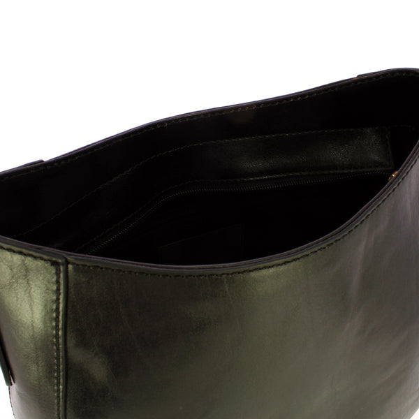 The Bridge - Hobo bag Maddalena - 44162101 - NERO/ABB./ORO