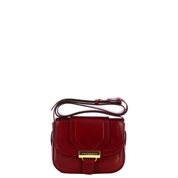 The Bridge - Borsa a tracolla Piccola Benedetta - 44550201 - CHIANTI/BORDEAUX/ABB./ORO