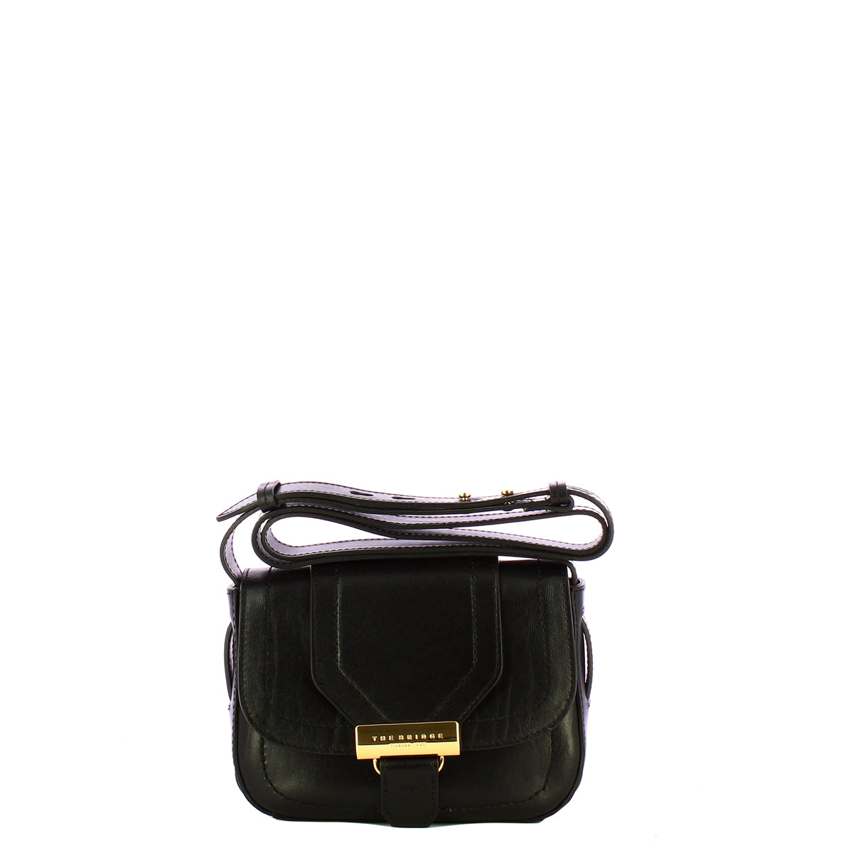 The Bridge - Borsa a tracolla Piccola Benedetta - 44550201 - NERO/ABB./ORO