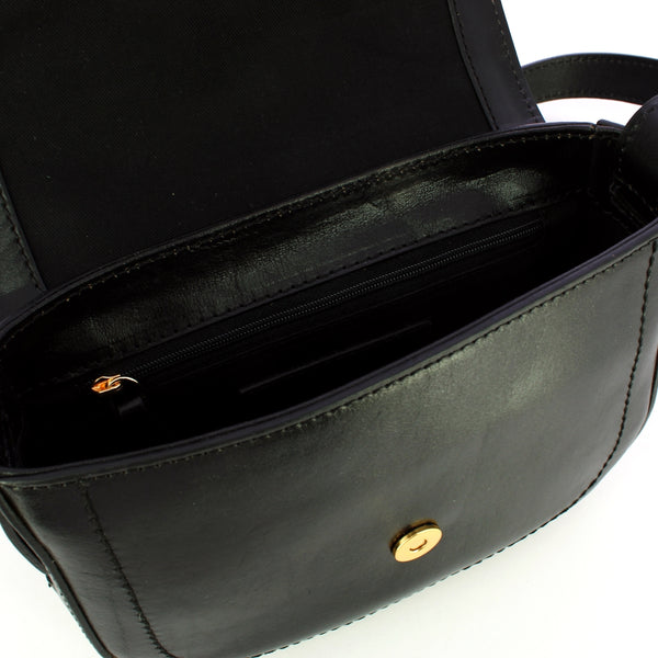 The Bridge - Borsa a tracolla Piccola Benedetta - 44550201 - NERO/ABB./ORO